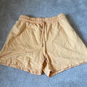 Year of ours Yellow lounge shorts